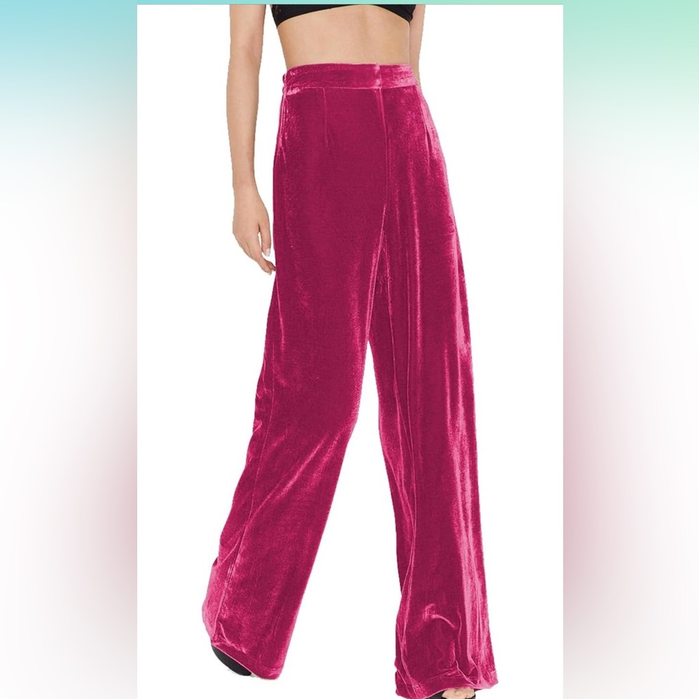 Pink Suede Trousers